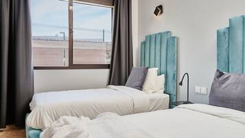 Basic Apartment, City View | 2 bedrooms, Egyptian cotton sheets, premium bedding, down comforters