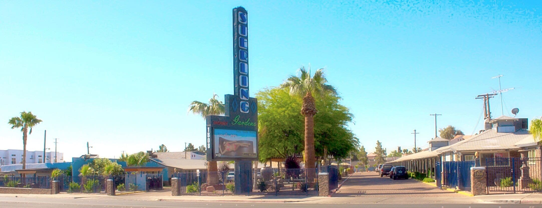 Façade de l’hébergement