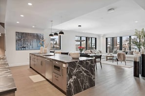 Superior Condo, 2 Bedrooms, Fireplace, Mountain View | Private kitchen - Frontgate by EWH (Avon)