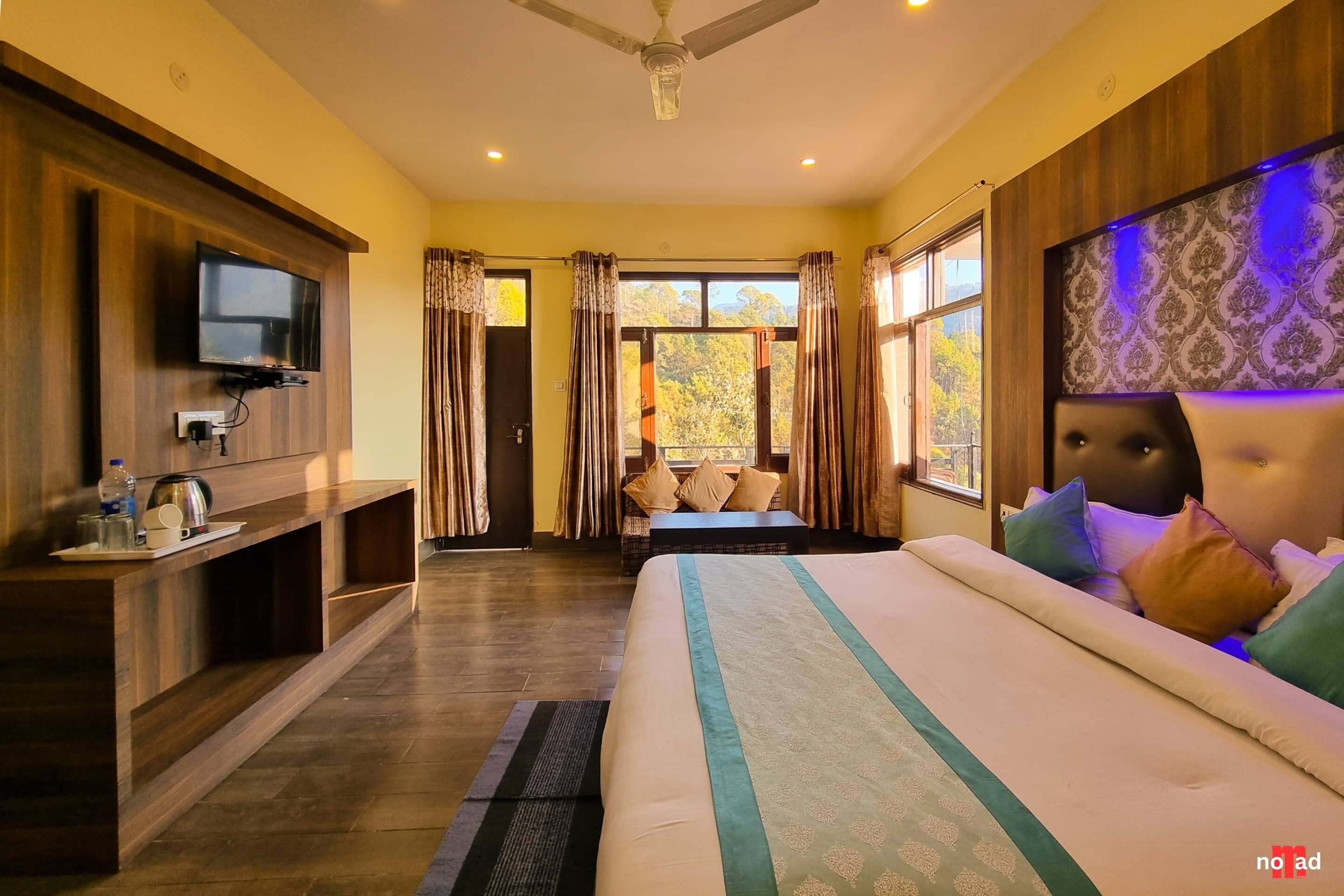 豪華客房 | 熨斗/熨衣板、免費無線上網、床單