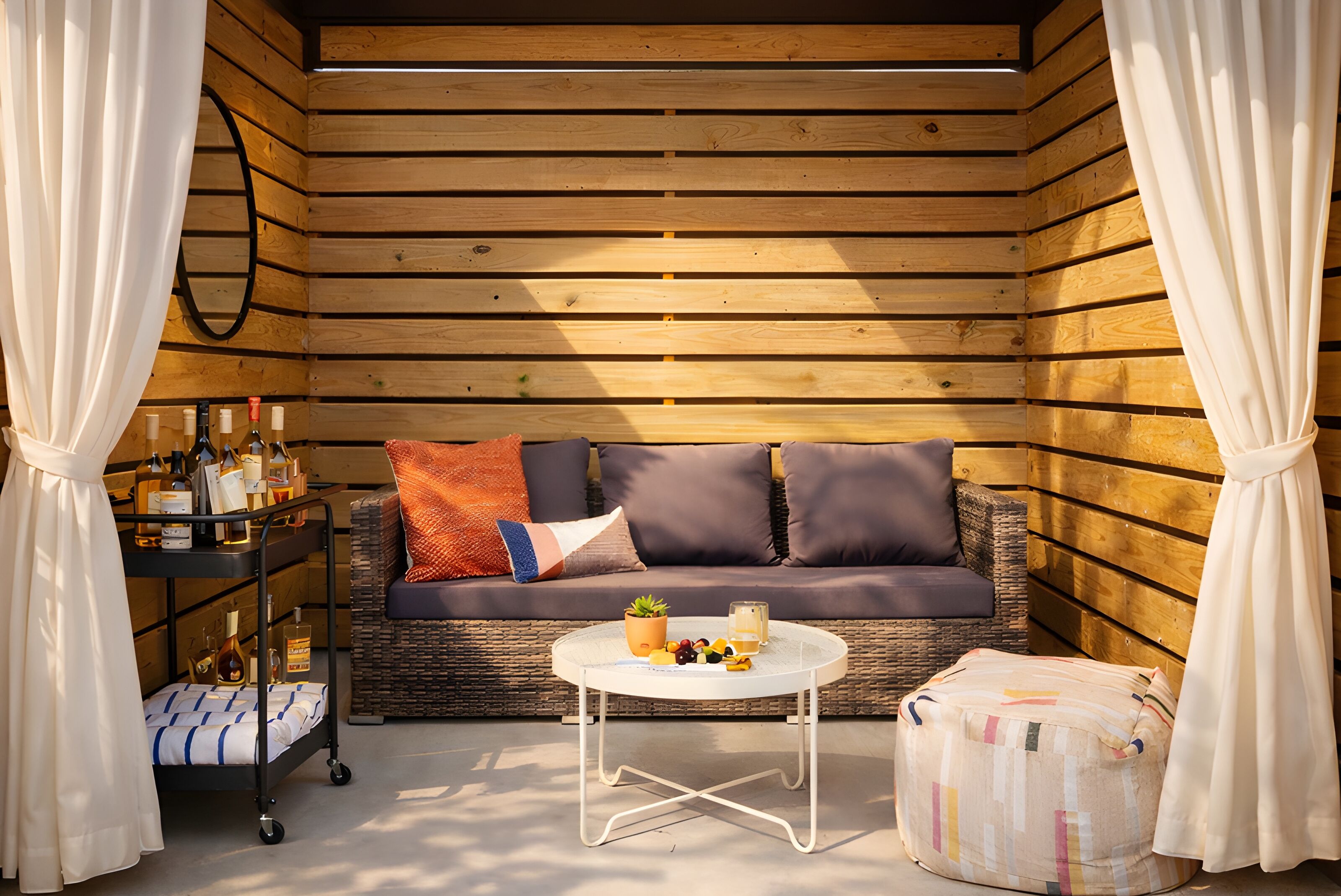 Outdoor pool, pool cabanas (surcharge)