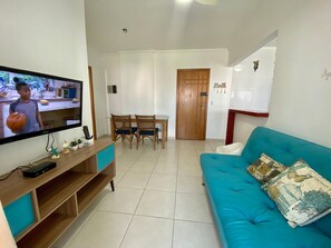 Comfort Apartment | Living area - Residencial Brisamar (Praia Grande)