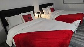 Family Room | Egyptian cotton sheets, premium bedding, down comforters