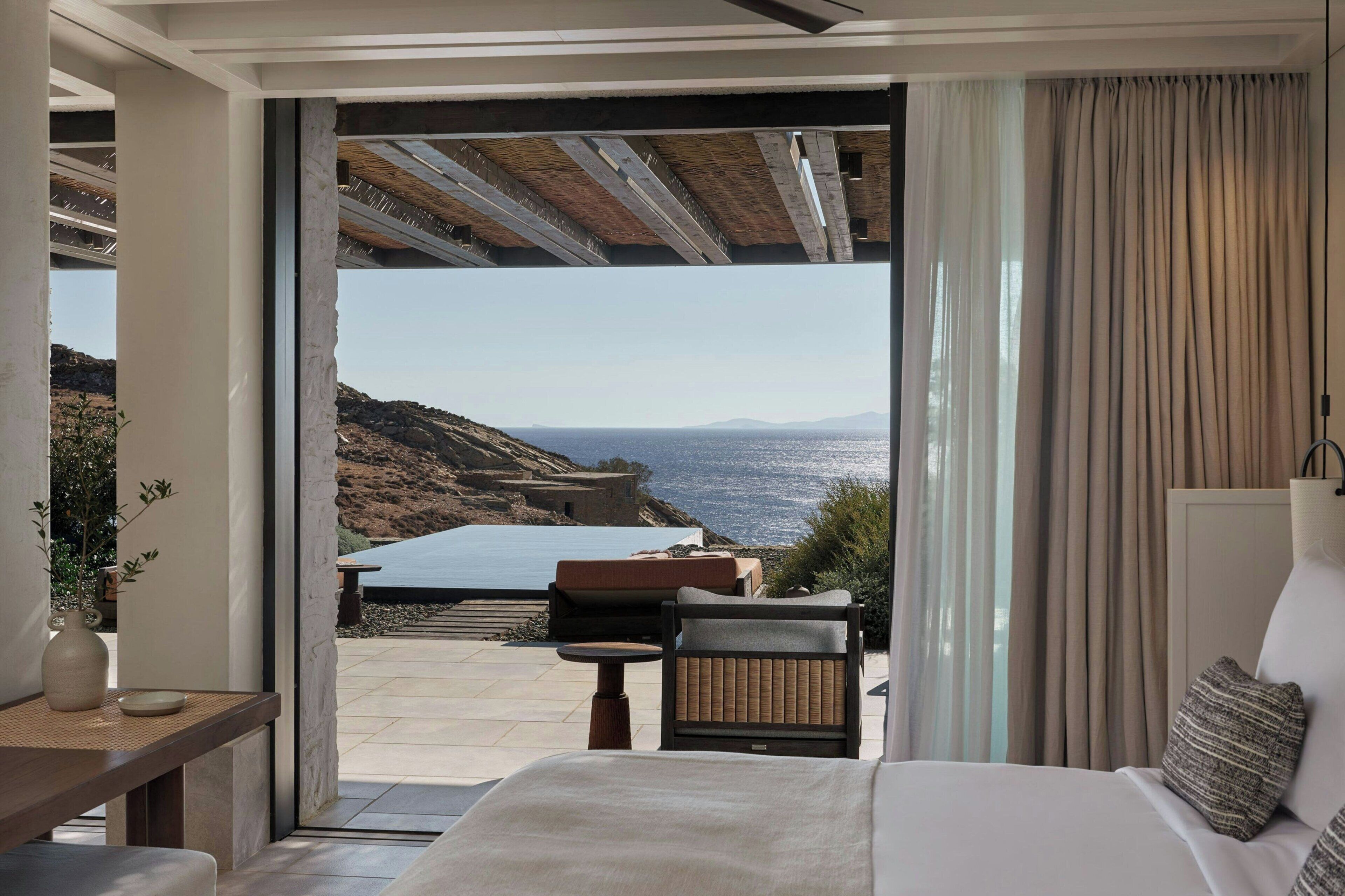 Elite Suite, 1 Bedroom, Private Pool | Egyptian cotton sheets, premium bedding, pillowtop beds, minibar