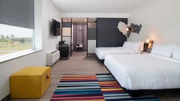 Ropa de cama hipoalergénica y escritorio
