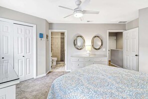 2 habitaciones, tabla de planchar con plancha, cuna de viaje y wifi