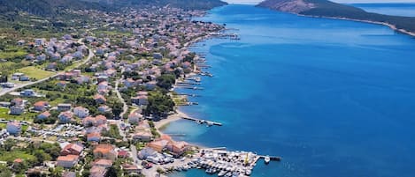 منظر من الجو على ارتفاع عالٍ