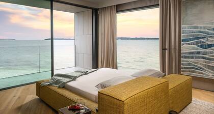 Striking Istria Villa | 5 Bedrooms | Villa Rojska | Beachfront Location | Sauna & Gym