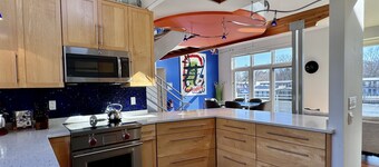 Riverside Retreat with 6 Balconies and Saugatuck Views!