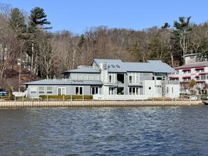 Exterior - Luxury Riverside Home near Oval Beach w/ Boat Dock (Saugatuck)
