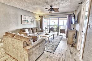 Condo, Multiple Beds (Arie Dam 202) | Living area | TV - Arie Dam 202 (Madeira Beach)