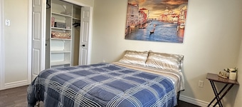 Nice home with cozy living room, large backyard, bedroom and bathroom.