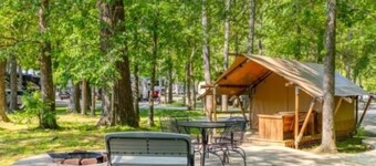 Safari Tent - Unique Safari Tent with Comfy Furniture and a Full Bed!