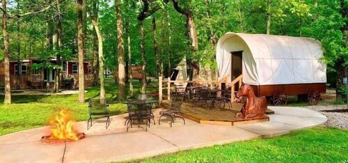 Covered Wagon - Feel the thrill of Glamping at it's best!