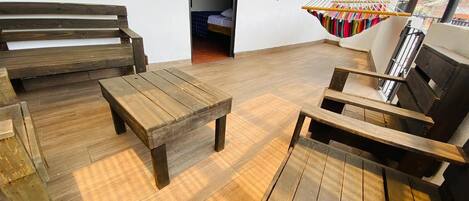 Habitación cuádruple clásica | Terraza o patio