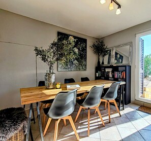 Dining -  The olive trees haus with spectacular landscapes,sea and mountains views. (Stanici)