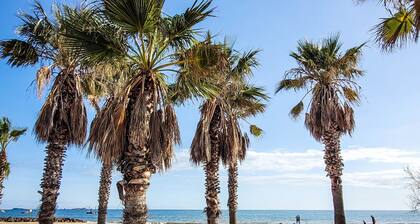 Entire condo, calm area, parking, 2 min walk to beach/base nature, 1 min to port