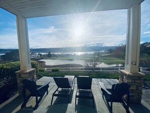 Deck off living room. Great place to sun bath/relax