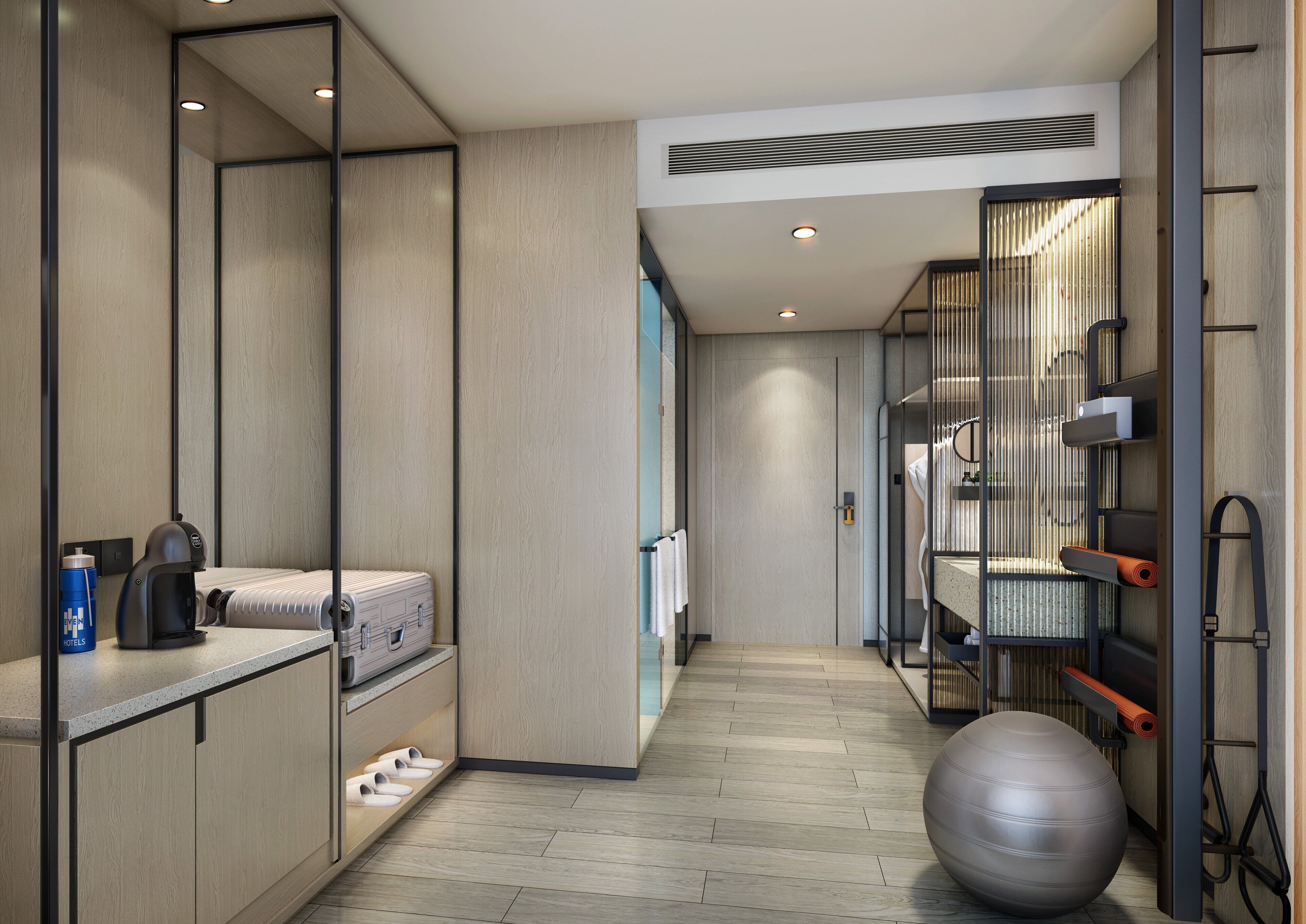 標準客房, 1 張特大雙人床 (Outdoor Living Area) | 浴室 | 提供毛巾