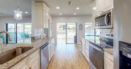 Waterfront home with direct gulf access