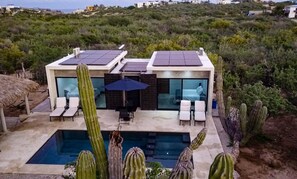 Outdoor pool - Casa Moonshine Three Casitas- Private pool, AC, short walk to a beautiful beach! (San José del Cabo)