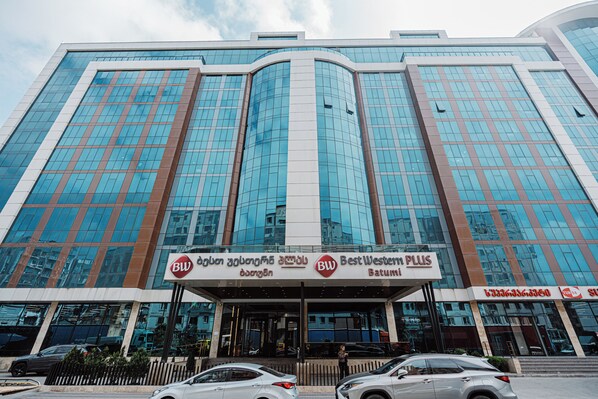 A modern building with a prominent 'Best Western PLUS' sign, large glass windows, and a central entrance. - Best Western Plus Batumi (Batumi)
