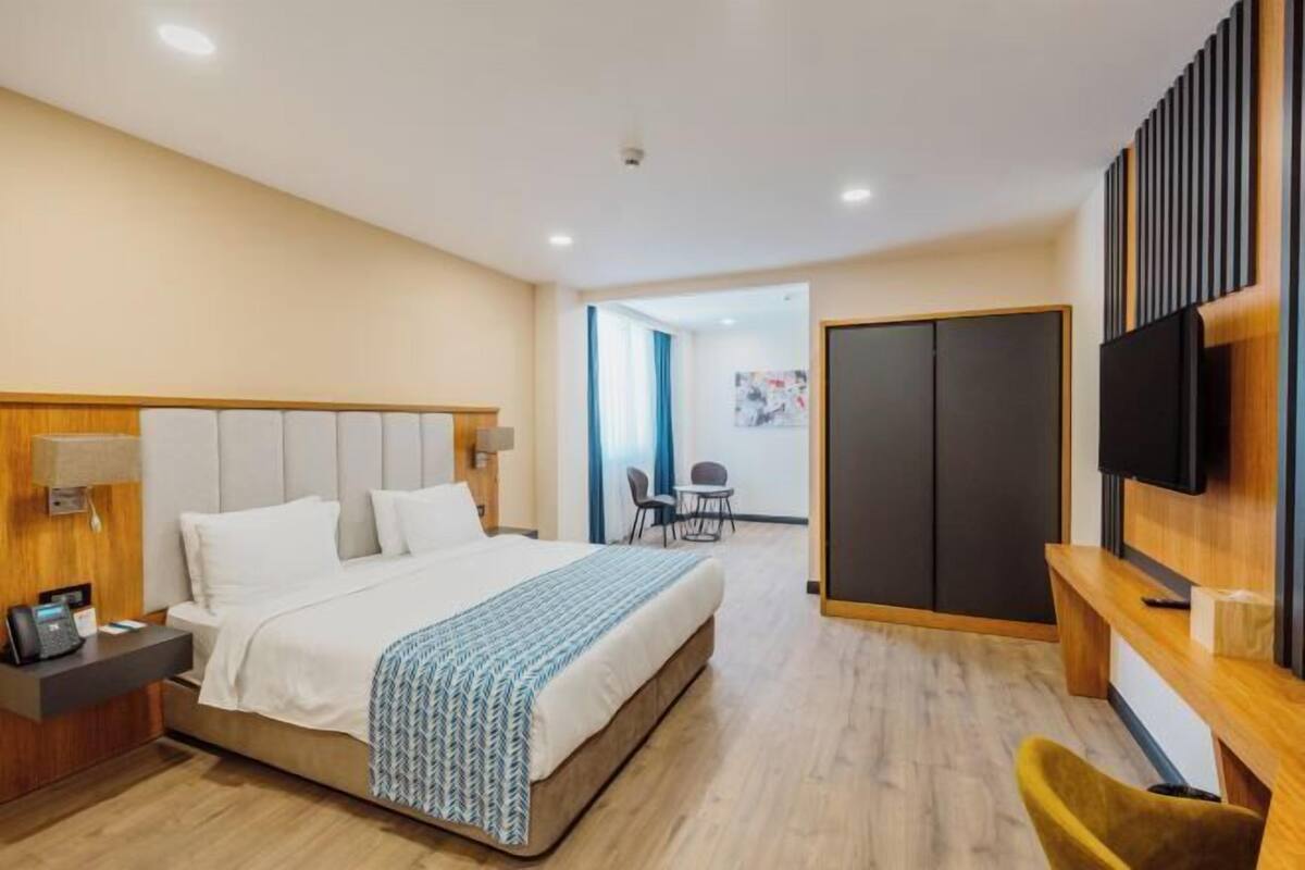 1 Schlafzimmer, Minibar, Zimmersafe, schallisolierte Zimmer