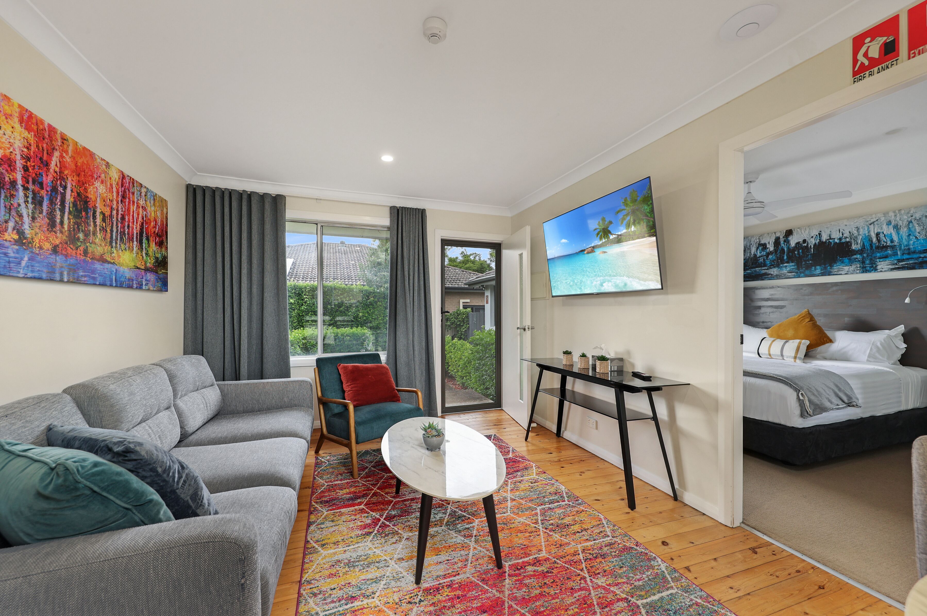 Prickly Pear Stays Jesmond 1-bedroom | 起居区 | 智能电视