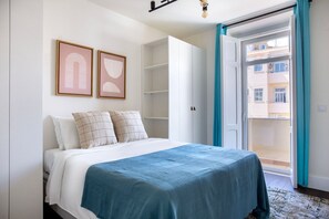 2 slaapkamers, een strijkplank/strijkijzer, wifi, beddengoed