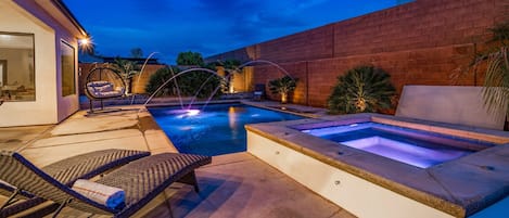 Beheizter Pool