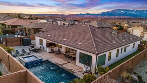 A heated pool - SH 4301 | Private Pool, Hot Tub, Bball Court, Exercise Room, Near Sand Hollow Reservoir! (Hurricane)