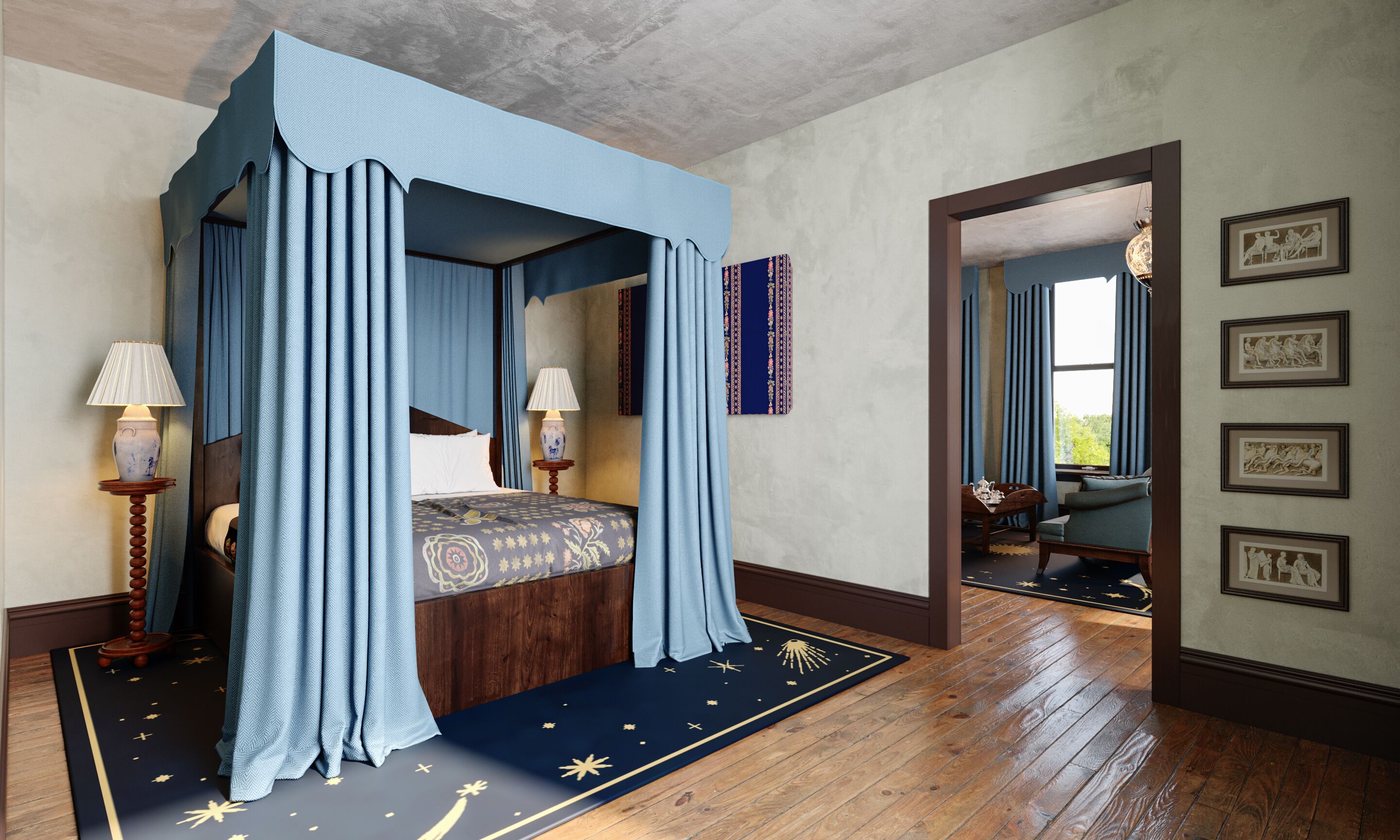 Suite – grand, 1 kingsize-seng | Italienske Frette-laken og sengetøy av topp kvalitet