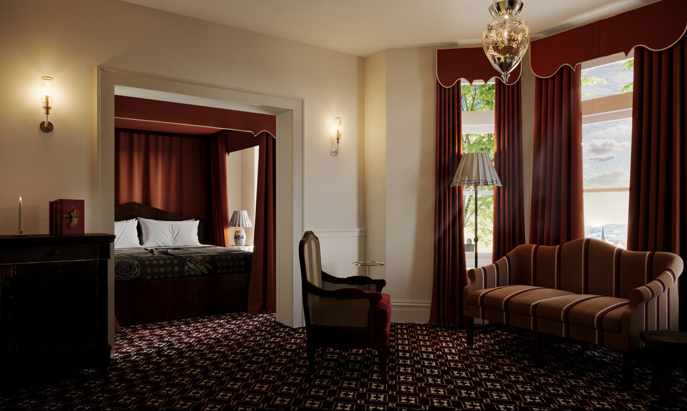 Suite – junior, 1 kingsize-seng | Italienske Frette-laken og sengetøy av topp kvalitet