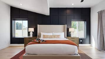 4 bedrooms, iron/ironing board, travel crib, free WiFi