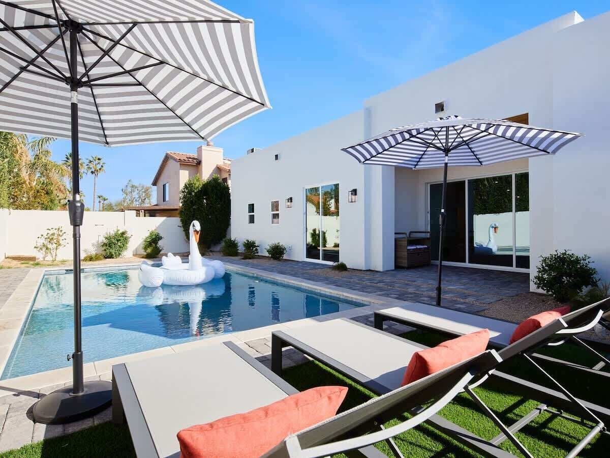 Una piscina climatizada