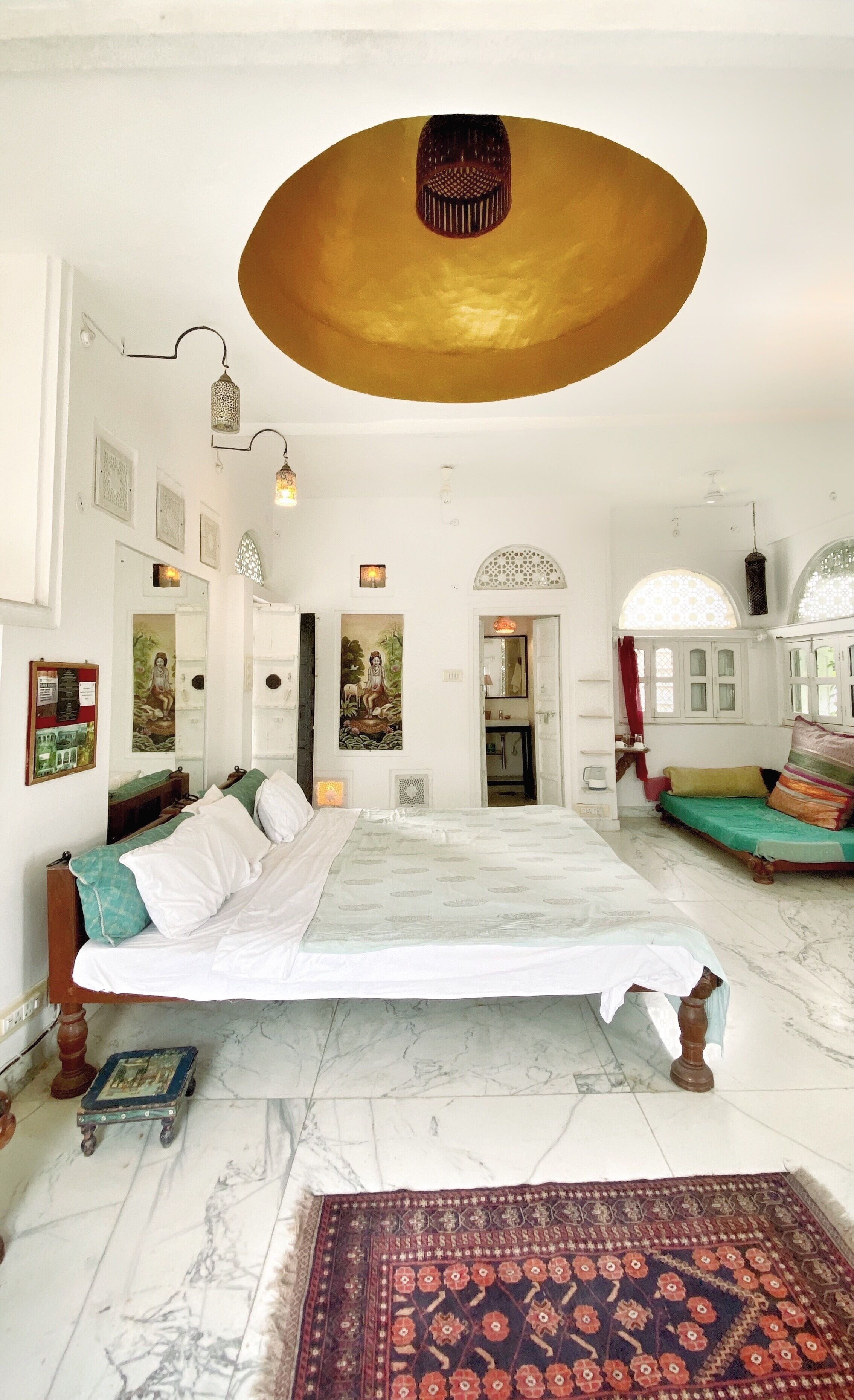 Individually decorated, laptop workspace, free WiFi