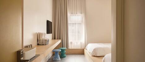 1 sovrum, skrivbord, strykjärn/strykbräda och gratis wi-fi