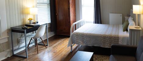 Desk, iron/ironing board, free WiFi, bed sheets