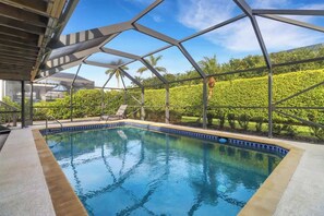Indoor pool, a heated pool