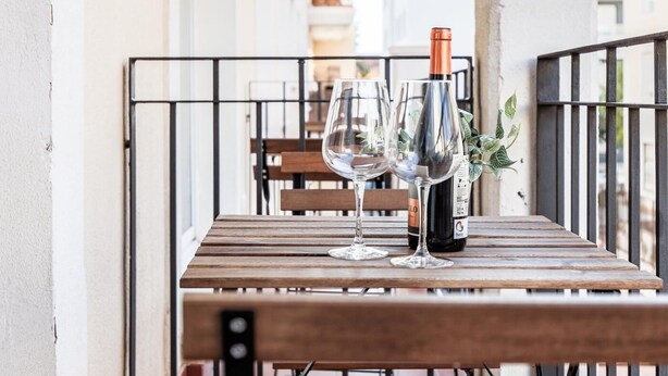 Outdoor dining - Apt good qualities Algaba Bazan (Algaba)