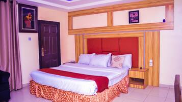 Premium bedding, free WiFi, bed sheets