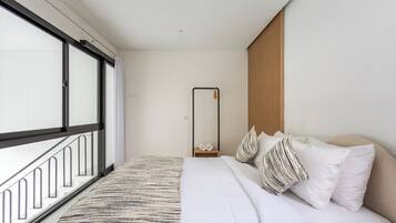 Vila luxo | 2 quartos, cofres nos quartos, cortinas blackout