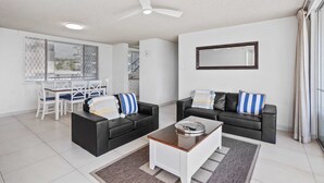 Living area - Welcome to your seaside sanctuary at Wyuna Apartments! (Gold Coast)