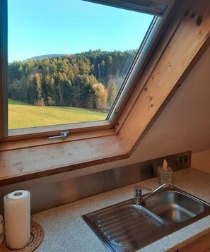Vue depuis l’hébergement