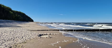 Vlak bij het strand