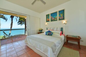 3 bedrooms, desk, iron/ironing board, travel cot