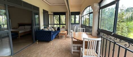 Appartement Duplex Standard, 1 lit double, non-fumeurs, vue lac | Balcon