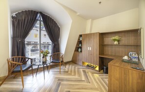 Premier Room, Multiple Beds, City View | Desk, free WiFi, bed sheets - Tala Dalat Hotel (Da Lat)