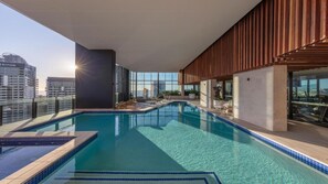 Pool - Magnificent Full Ocean View at Casino Free Parking (Broadbeach)