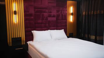 Appart'hÎtel Standard | Draps en coton égyptien, literie de qualité supérieure, minibar